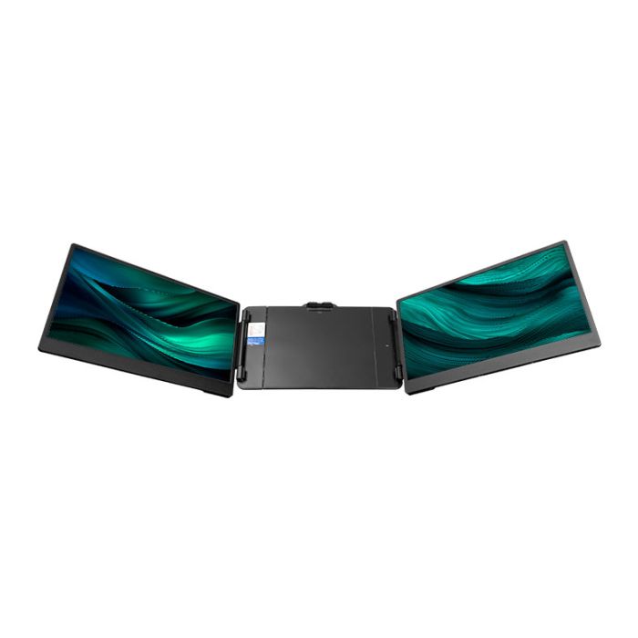 Extensor de Tela Duplo Para Notebook Zinnia Vision Pro, 14 Pol, IPS, 60Hz, DP/Tipo-C, ZNO-VZONPRO-BL02