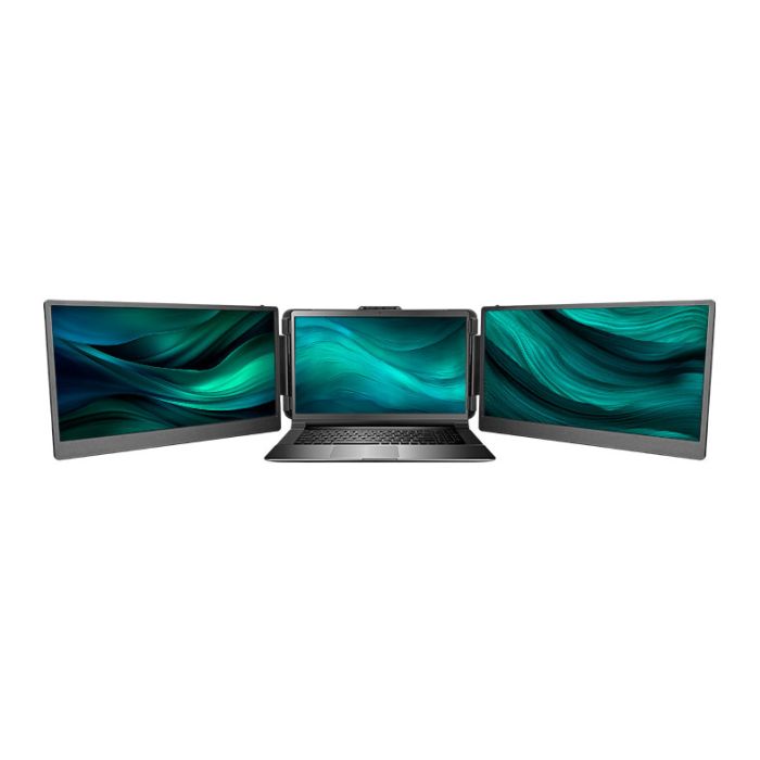 Extensor de Tela Duplo Para Notebook Zinnia Vision Pro, 14 Pol, IPS, 60Hz, DP/Tipo-C, ZNO-VZONPRO-BL02