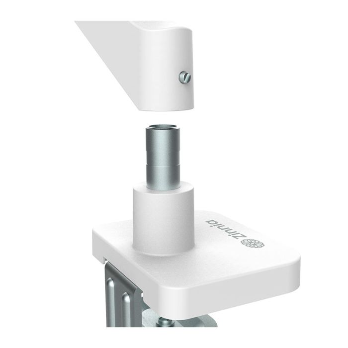 Suporte Articulado Com Pistao a Gas Para Monitor Zinnia Nimbo 110, 13 Pol. a 32 Pol., Branco, ZNO-ZNNBO110-WH01-V2