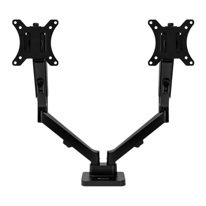 Suporte Articulado Com Pistao a Gas Para Dois Monitores Zinnia Nimbo 210, 13 Pol. a 32 Pol., Preto, ZNO-ZNNBO210-BK01-V2