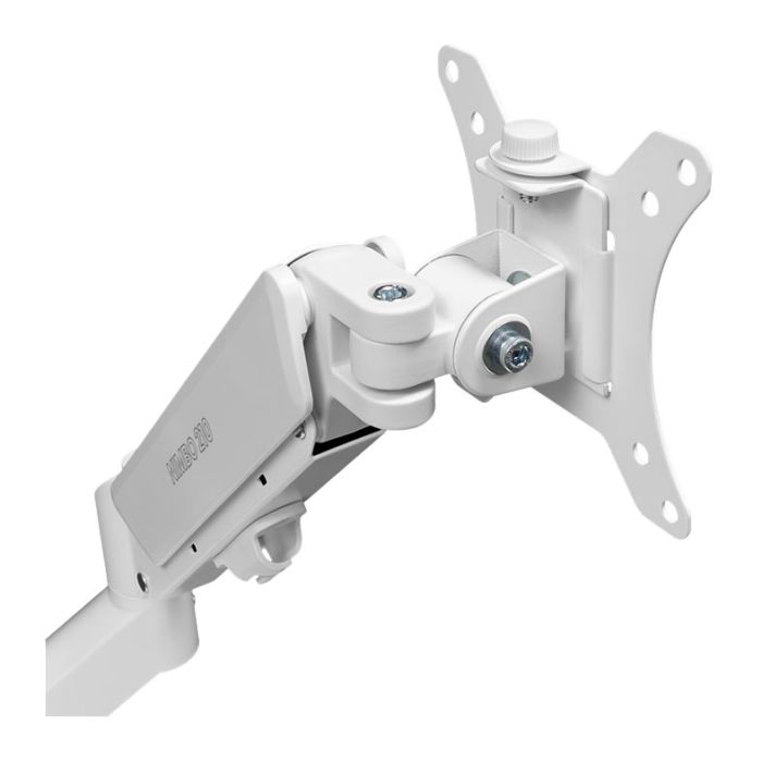 Suporte Articulado Com Pistao a Gas Para Dois Monitores Zinnia Nimbo 210, 13 Pol. a 32 Pol., Branco, ZNO-ZNNBO210-WH01