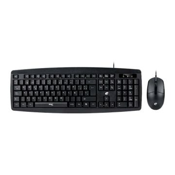 Kit Teclado e Mouse Acer EAK030, ABNT2, Preto, EAK030-BK