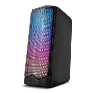 Caixa de Som Mancer Helmet, RGB, 2x3W RMS, USB, Preto, MCR-HMT-RGB01