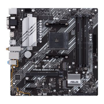 Placa Mae Asus PRIME B550M-A AC, Wifi, DDR4, Socket AM4, M-ATX, Chipset AMD B550, PRIME-B550M-A-AC