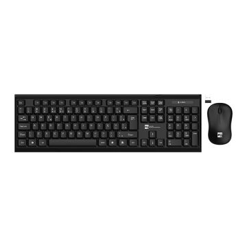 Kit Teclado e Mouse R8 1913, 1000DPI, ABNT2, Preto, R8-1913-BK