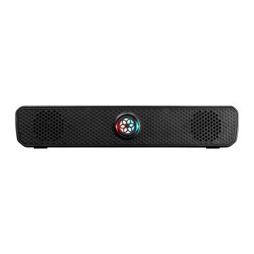 Caixa de Som TGT Voltrix Lite, Rainbow, 2x3W RMS, USB, Preto, TGT-VTX-RB01