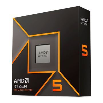 Processador AMD Ryzen 5 9600X, 6-Core, 12-Threads, 3.9GHz (5.4GHz Turbo), Cache 38MB, AM5, 100-100001405WOF