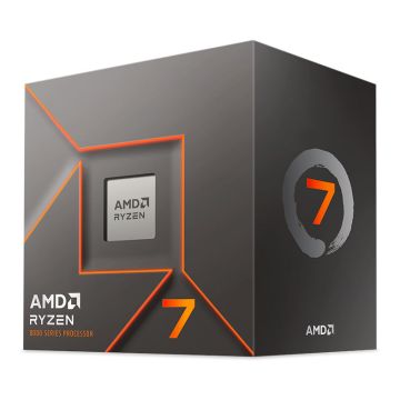 Processador AMD Ryzen 7 8700F, 8-Cores, 16-Threads, 4.1GHz (5.0GHz Turbo), Cache 16MB, AM5, 100-100001590BOX