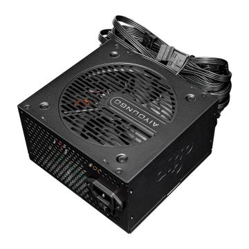 Fonte Aigo Darkflash AT450, 450W, 80 Plus Bronze, PFC ativo, Preto, AG-AT450-BK