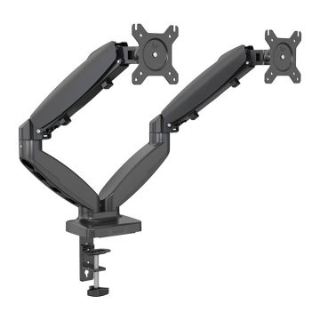 Suporte Duplo Para Monitor Acegeek Panther02, Preto, AG-PANTHER02-BK