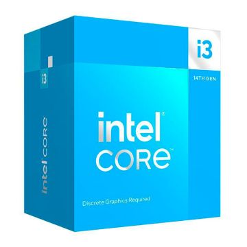 Processador Intel Core i3-14100F, 4-Core, 8-Threads, 3.5GHz (4.7GHz Turbo), Cache 12MB, LGA1700, BX8071514100F