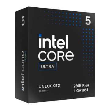 Processador Intel Core Ultra 5 250K Plus, 18-Core, 18-Threads, 4.2Ghz (5.3GHz Turbo), Cache 30MB, LGA1851, BX80768250K