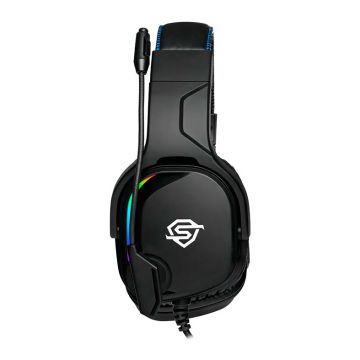 Headset Gamer Solid Gear Titanium, RGB, Surround 7.1, Drivers 50mm, Preto, H-100