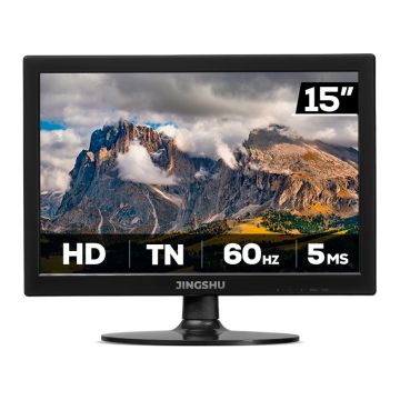 Monitor Jingshu 15, 15 Pol, HD, 5ms, 60Hz, HDMI/VGA, JGS-OFFC15-JL01