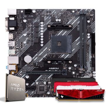 Kit Upgrade Gamer AMD Ryzen 5 5500, A520M, 8GB DDR4