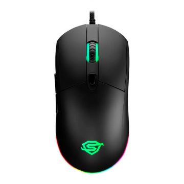 Mouse Gamer Solid Gear Steel Pro, RGB, 12000DPI, 6 Botoes, Preto, M-200-BK