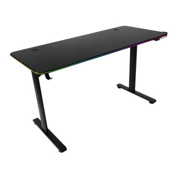 Mesa Gamer Mancer Arcane, 140cm, RGB, Preto, MCR-ARC-RGB