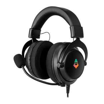 Headset Gamer Mancer Aura, Rainbow, Drivers 50mm, Preto, MCR-AUR-RGB01