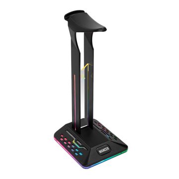 Suporte Para Headset Mancer SH30U, RGB, USB, Preto, MCR-SH30U-BL01