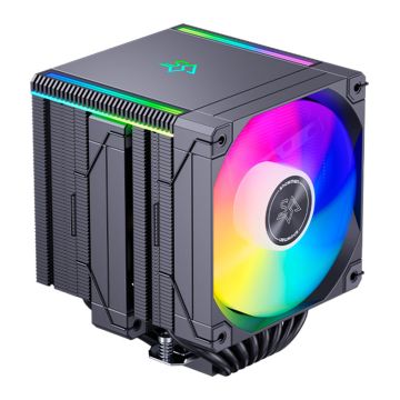 Cooler Para Processador Snowman MT880 V4, ARGB, 2x120mm, Preto, MT880-V4-BK-ARGB