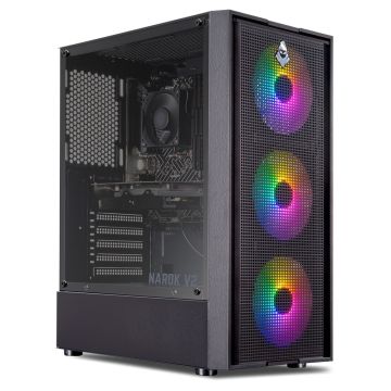 PC Gamer Mancer, Intel i5-12400F, Radeon RX 580 8GB, 16GB DDR4, SSD 480GB