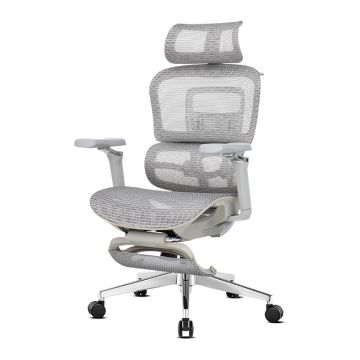 Cadeira Pichau Office Lyse, Full Mesh, Braco 5D, Base Alumínio, Cinza, PCH-LYS-GY