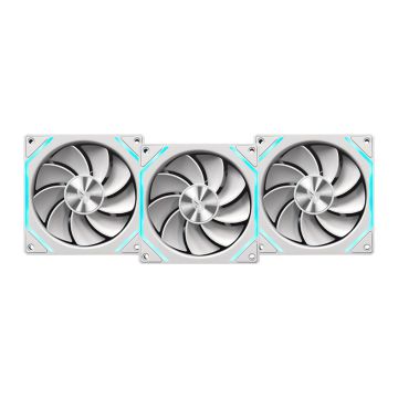 Kit Ventoinha Pichau Ventus NX Reverse, ARGB, 3x120mm, Branco, PCH-VTNXR3-WH01