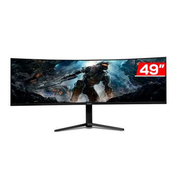 Monitor Gamer Pichau Cepheus S49, 49 Pol, VA, Curvo, DQHD, 1ms, 144Hz, FreeSync, HDMI/DP, PG-CFS49-BL01
