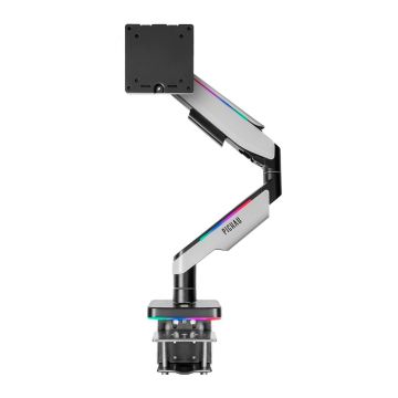 Suporte Articulado Com Pistao a Gas Para Monitor Pichau Serpens, 17 Pol. a 49 Pol., RGB, Preto, PG-SRPNS-RGB01