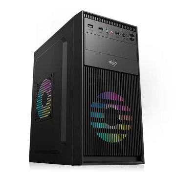 Gabinete Office Aigo Q1718, Mini-Tower, Preto, Q1718-BK
