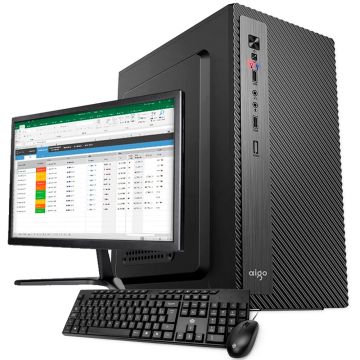 PC Home Completo Mancer, Intel Core i5-8500, 8GB DDR4, SSD 240GB + Monitor