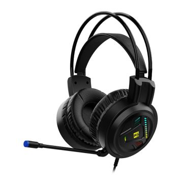 Headset Gamer R8 H05, Drivers 50mm, USB, Preto, R8-H05-RBW