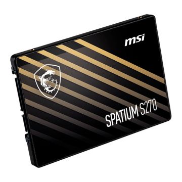 SSD MSI Spatium S270, 480GB, 2.5, Sata III 6GB/s, Leitura 500MB/s, Gravacao 450MB/s, SPATIUM-S270-480G
