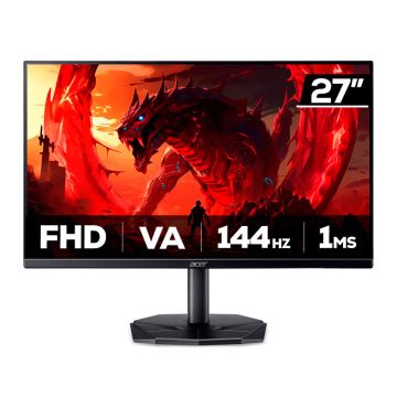 Monitor Gamer Acer Nitro KG270 Pobi, 27 Pol, VA, 1ms, 144Hz, HDMI/VGA, UM.HX0AA.011