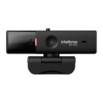 Webcam Intelbras, FHD, 1080p, USB, Preto, WCI1080P