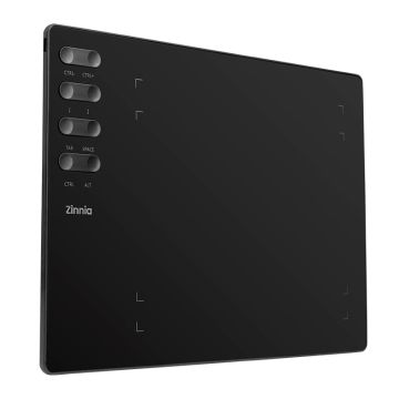  Mesa Digitalizadora Zinnia MT100 Pro, 5080LPI, Niveis de Pressao 16384, Preto, ZNC-ZNMT100-BL02
