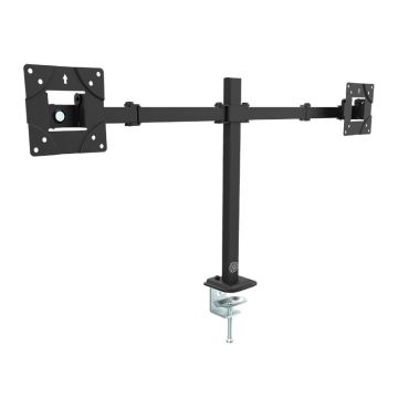 Suporte Articulado Para 2 Monitores Zinnia TMS 180, 13 Pol. a 32 Pol., Preto, ZNO-TMS180-BL01