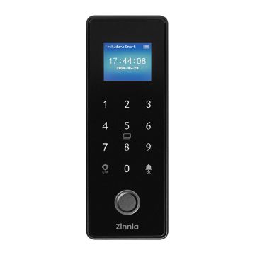 Fechadura Smart Zinnia Avalon, Preto, ZNS-AVL-BL01
