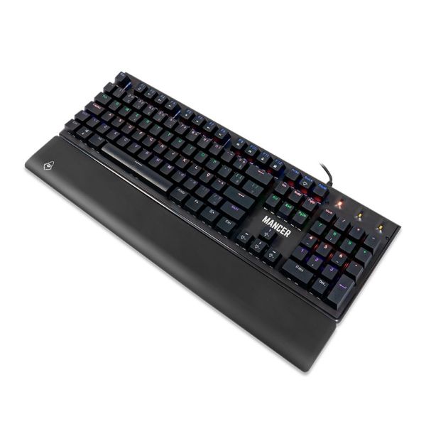 Teclado Mecanico Mancer Tharix, Rainbow, ABNT2, Switch Vermelho