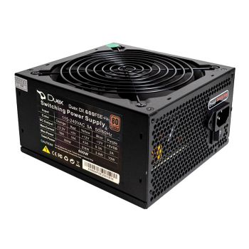 Fonte Duex DX600FSE++, 600W, Full Modular, 80 Plus Bronze, Preta, DX600FSEFM