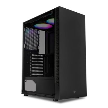 Gabinete Gamer Pichau HX310, Mid-Tower, Lateral de Vidro, Com 2 Fans, Preto, PG-HX310-BK-2F