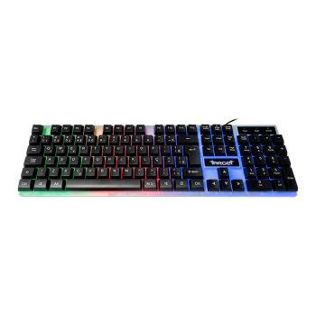 Teclado Gamer TGT M60 A1, Rainbow, ABNT2, Branco, TGT-M60A1-RBW01