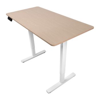 Mesa Office Zinnia Niva, 140cm, Com Regulagem de Altura, Madeira, ZNO-NIVA-MD02